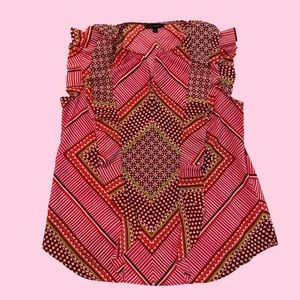 Flowing Banana Republic blouse, size L